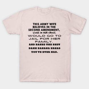 Proud Army Wife T-Shirt